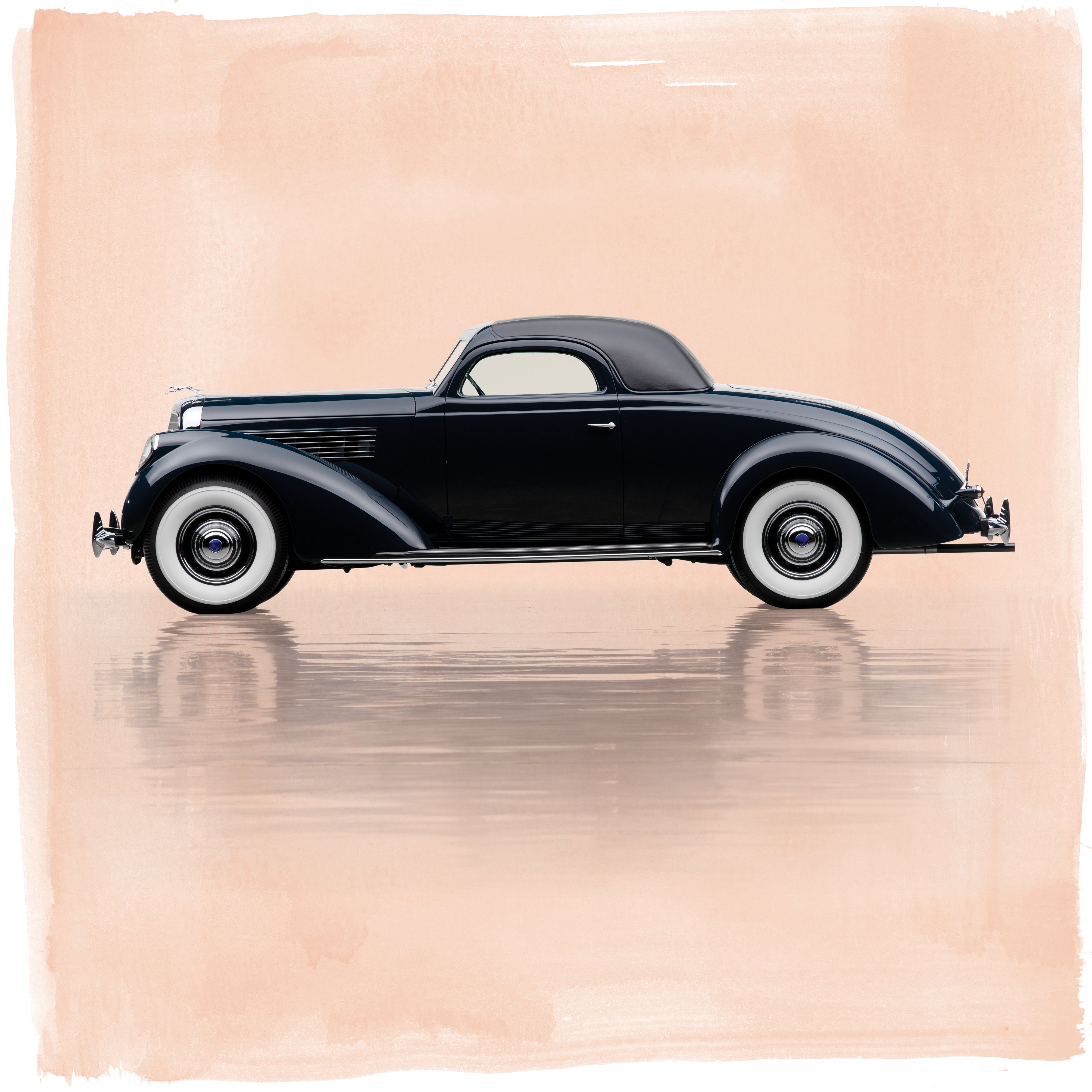 1938, Lincoln, Model k, Coupe, Lebaron, 412, Retro Wallpaper