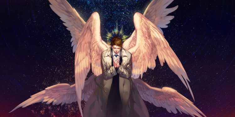 supernatural, Animation, Angel, Wings, Fantasy, Man HD Wallpaper Desktop Background