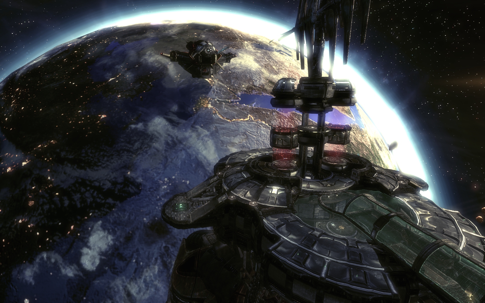 planets, Earth, Space, Station Wallpaper