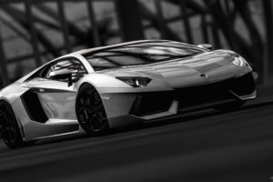 black, And, White, Video, Games, Cars, Lamborghini, Gran, Turismo, 5, Races, Playstation, 3, Aventador