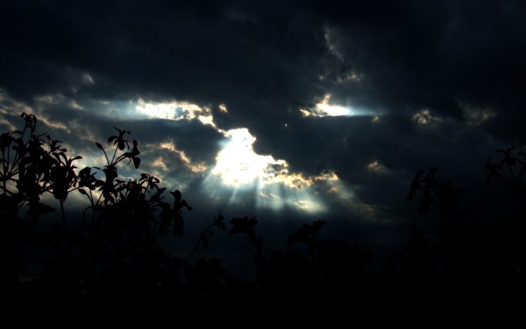 clouds, Silhouettes, Sunlight, Skyscapes HD Wallpaper Desktop Background