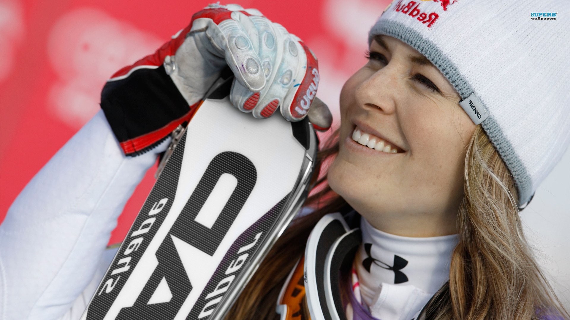woman, Lindsey vonn, Ski Wallpaper