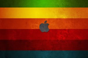 wood, Apple, Inc, , Mac, Operating, Systems, Rainbows, Colors, Stripes