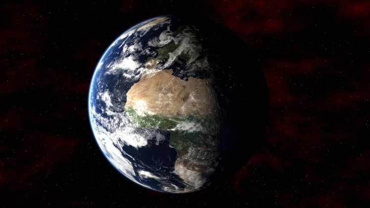 earth, In, Space HD Wallpaper Desktop Background
