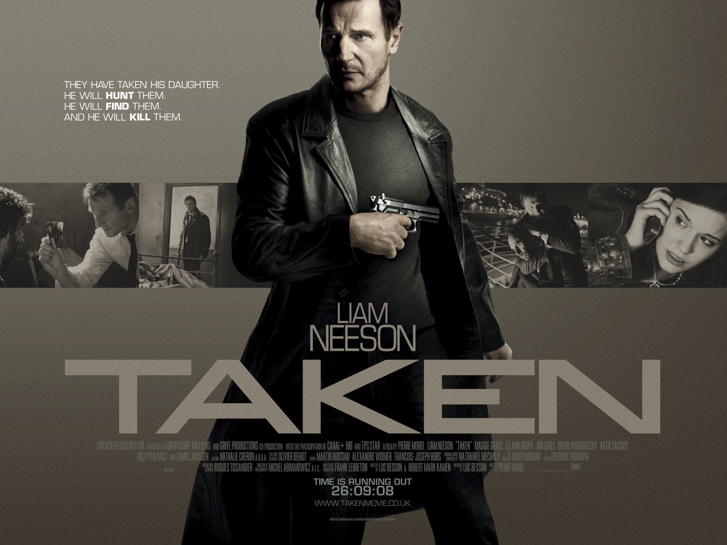 tools used by liam neeson in taken 2 movie