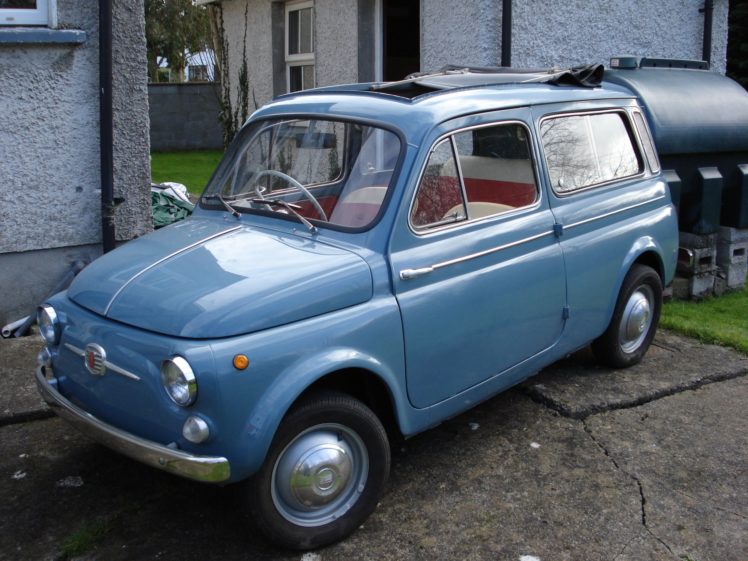 fiat, Cinquecento, 500, Cars, Classic, Italia, Italie, Giardiniera, Wagon HD Wallpaper Desktop Background