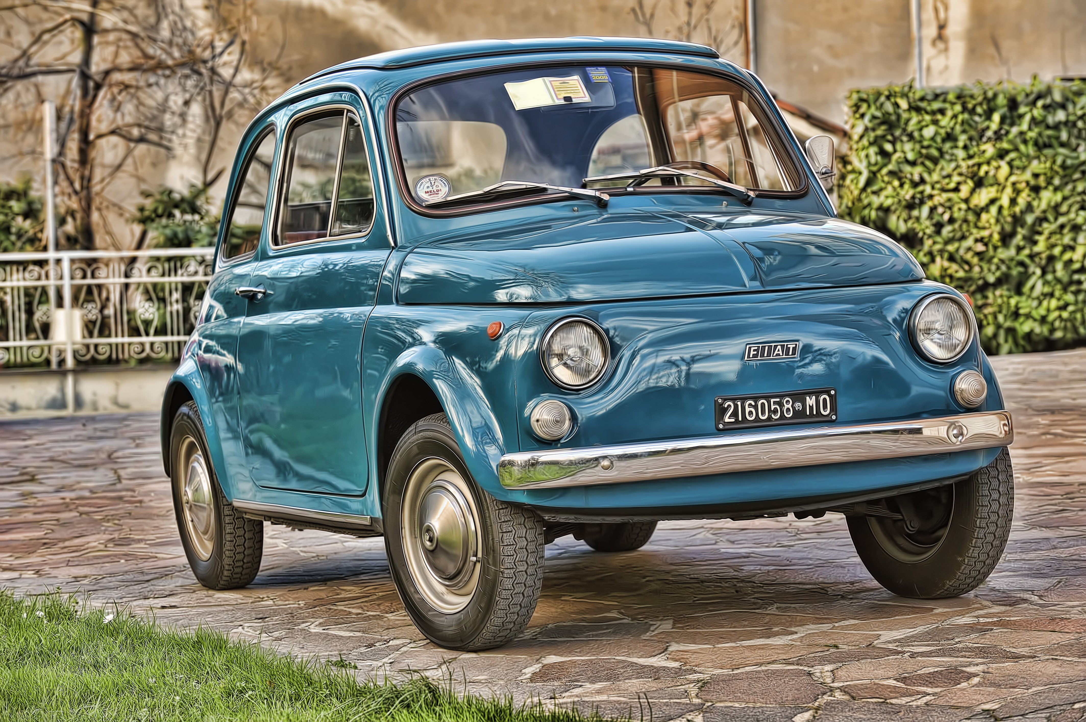 fiat, Cinquecento, 500, Cars, Classic, Italia, Italie Wallpaper