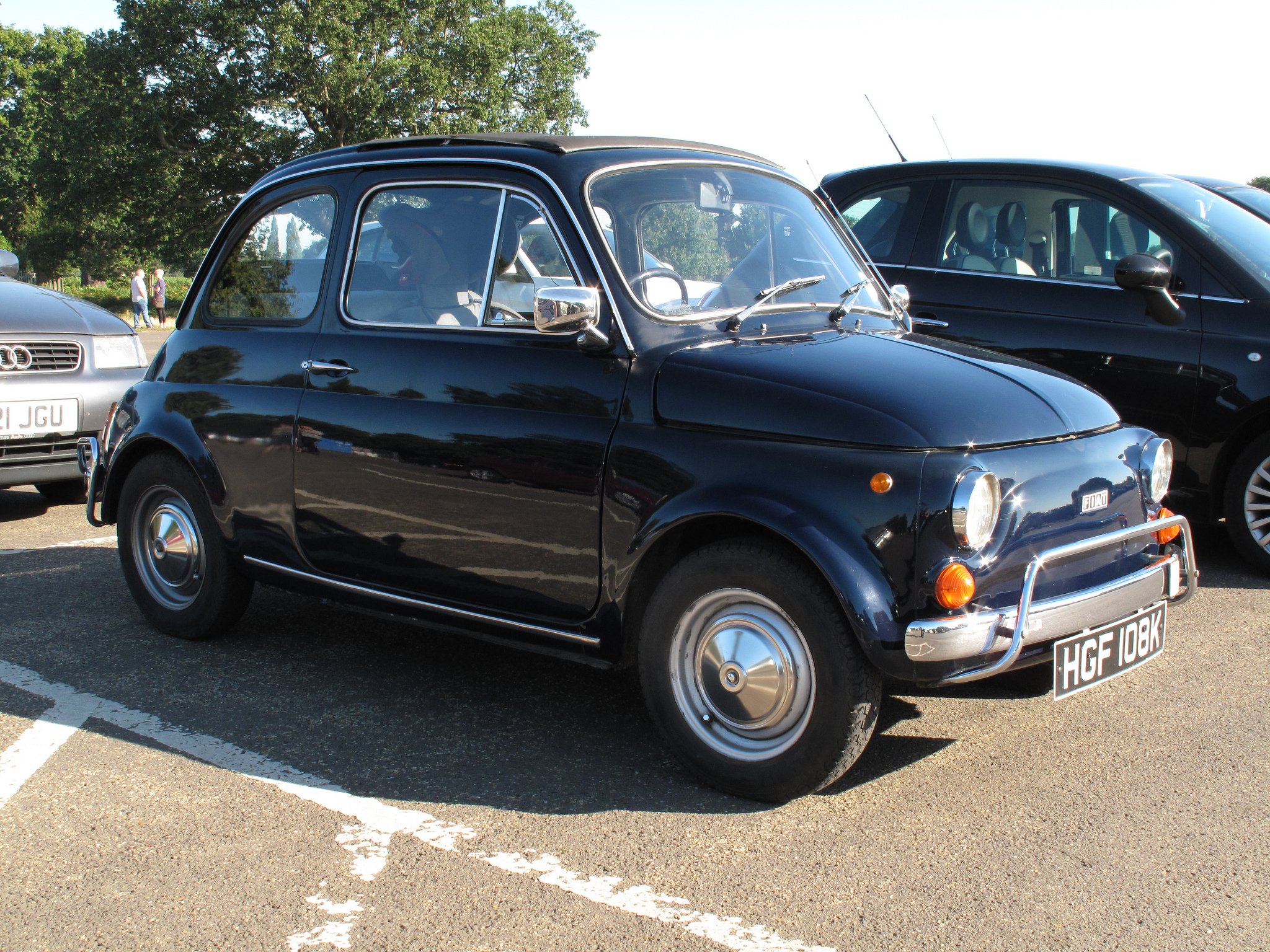 fiat, Cinquecento, 500, Cars, Classic, Italia, Italie Wallpaper