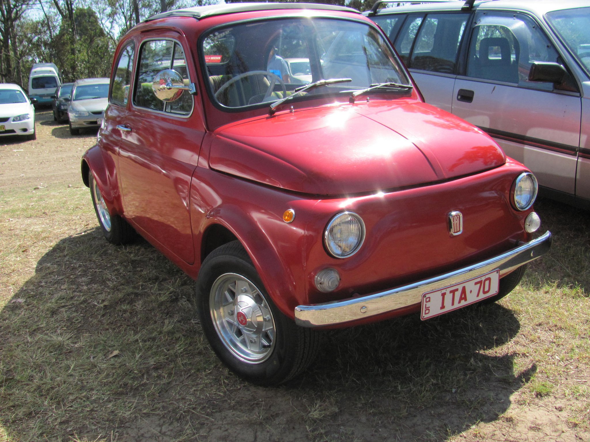 fiat, Cinquecento, 500, Cars, Classic, Italia, Italie Wallpaper