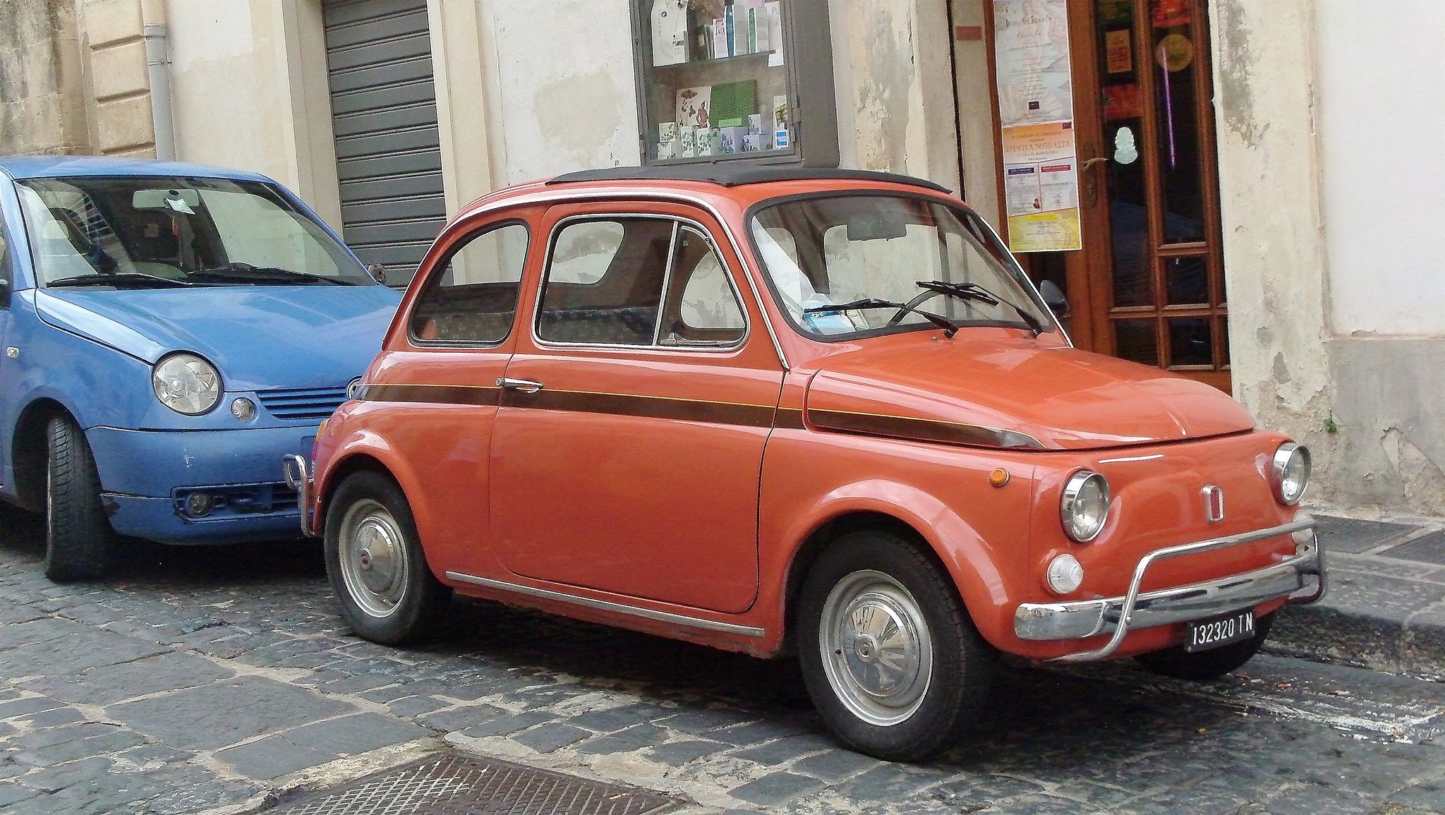 fiat, Cinquecento, 500, Cars, Classic, Italia, Italie Wallpaper