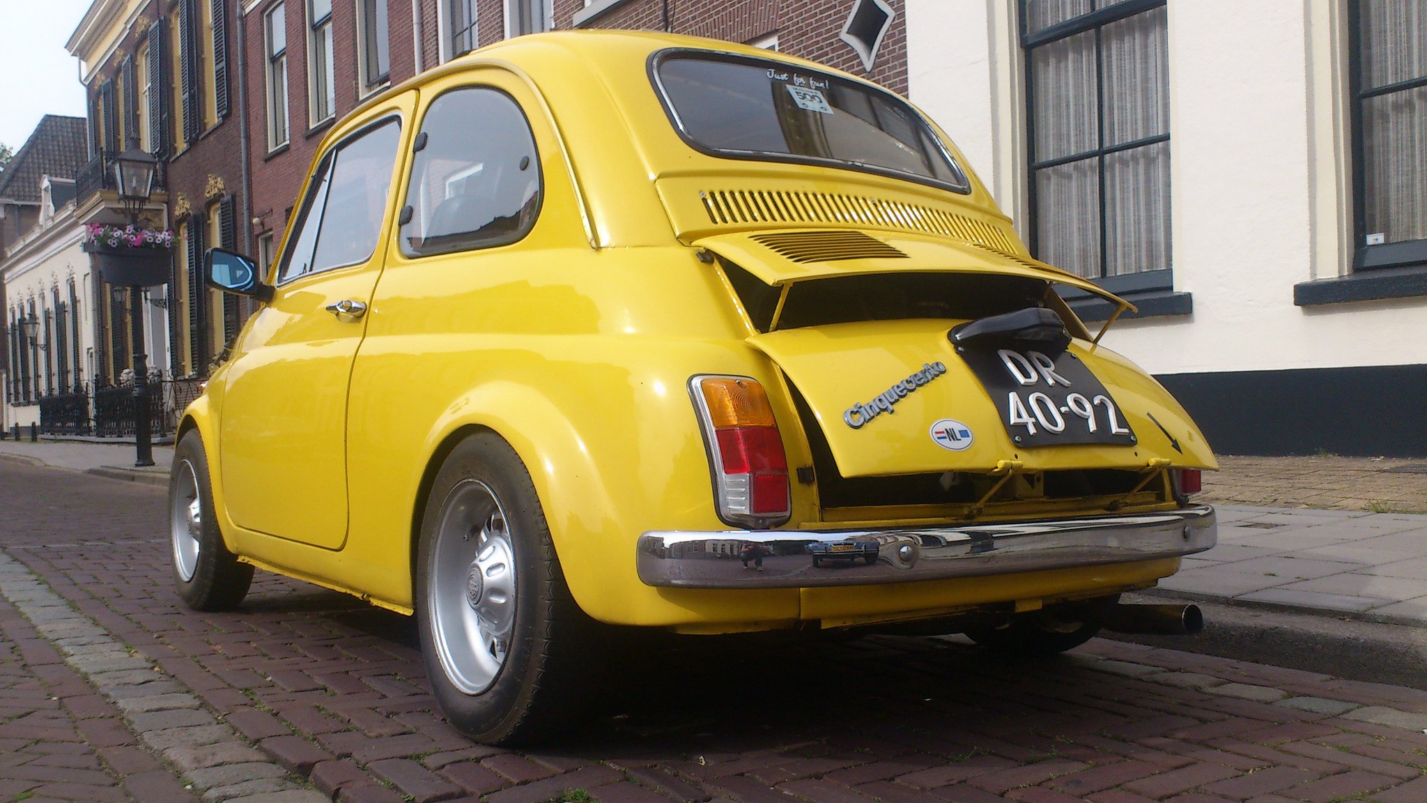 fiat, Cinquecento, 500, Cars, Classic, Italia, Italie Wallpaper