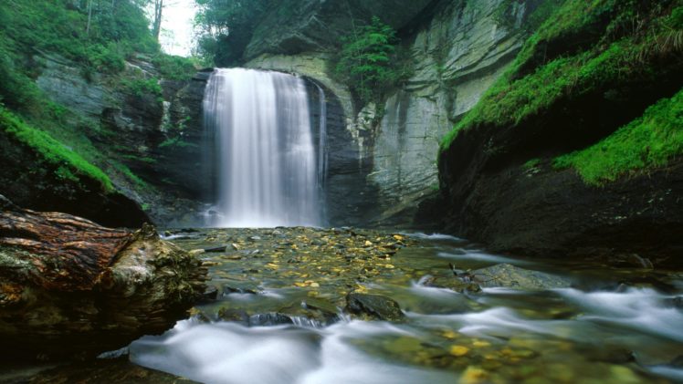 falls, Waterfalls, Looking, Glass, North, Carolina HD Wallpaper Desktop Background