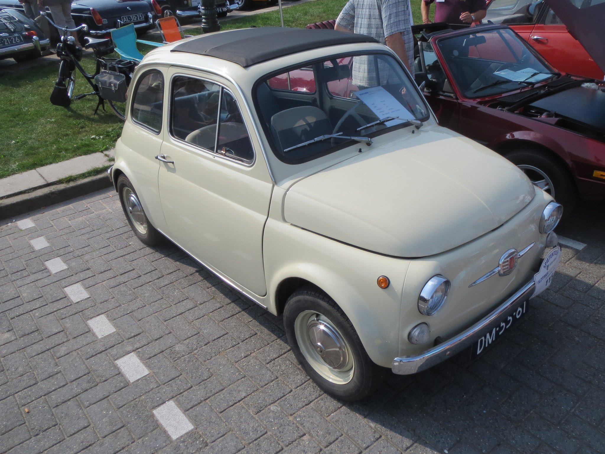 fiat, Cinquecento, 500, Cars, Classic, Italia, Italie Wallpaper