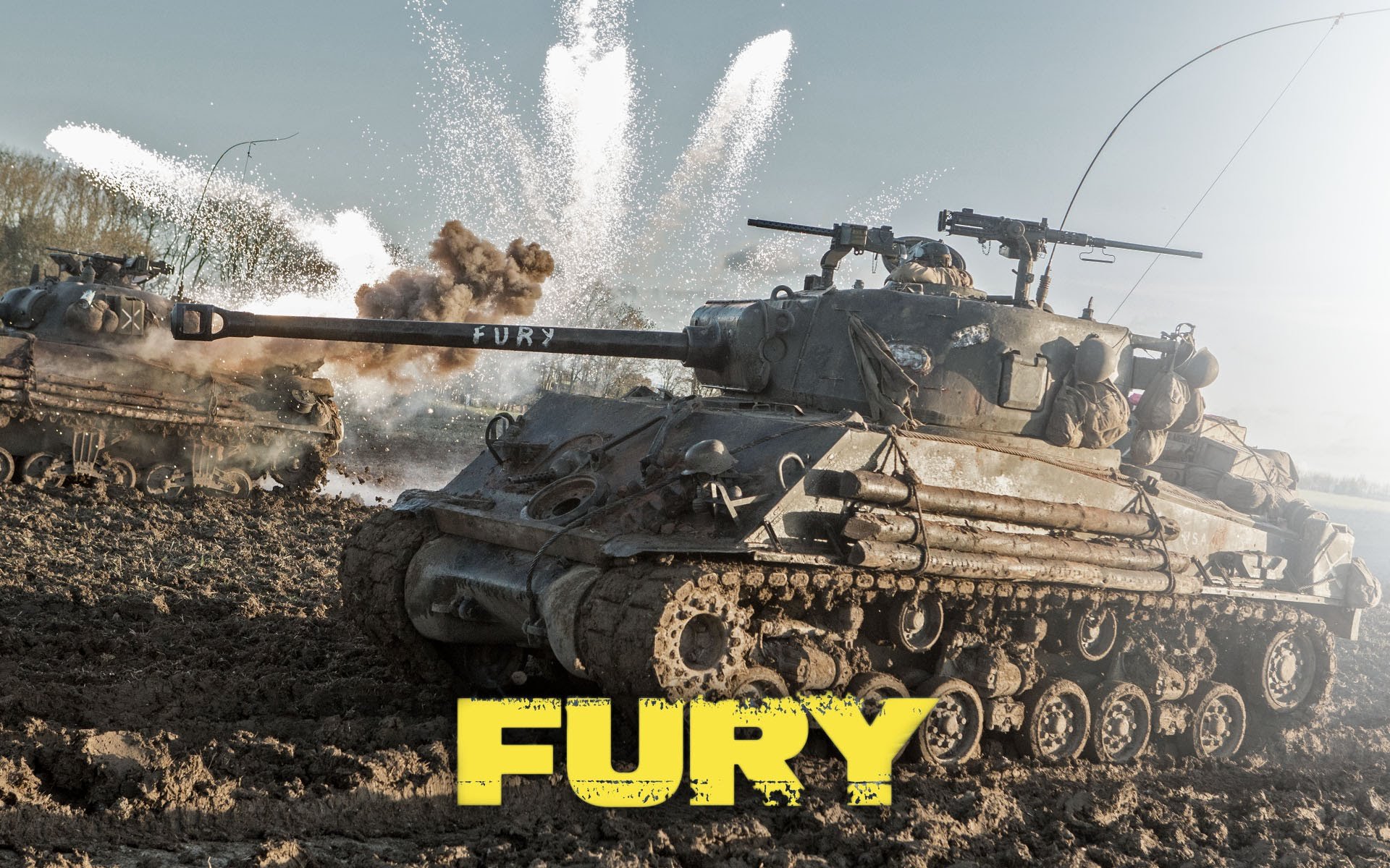 fury, Action, Drama, War, Brad, Pitt, Military, Tank, War, 1fury, Fighting Wallpaper
