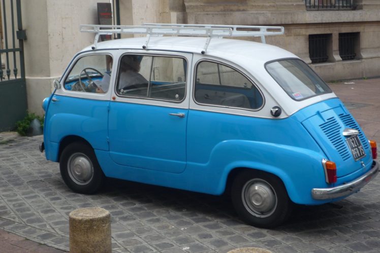 cars, Classic, Fiat, 600, Minivan, Multipla, Italia, Italie HD Wallpaper Desktop Background