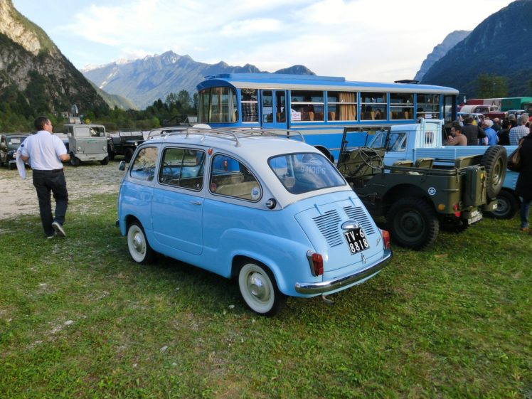 cars, Classic, Fiat, 600, Minivan, Multipla, Italia, Italie HD Wallpaper Desktop Background