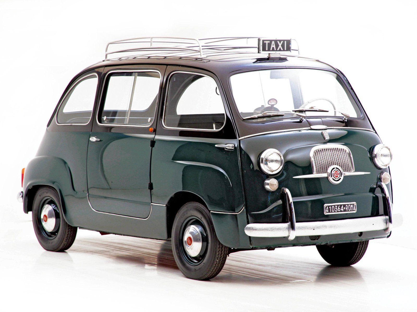 cars, Classic, Fiat, 600, Minivan, Multipla, Italia, Italie, Cab, Taxi Wallpaper