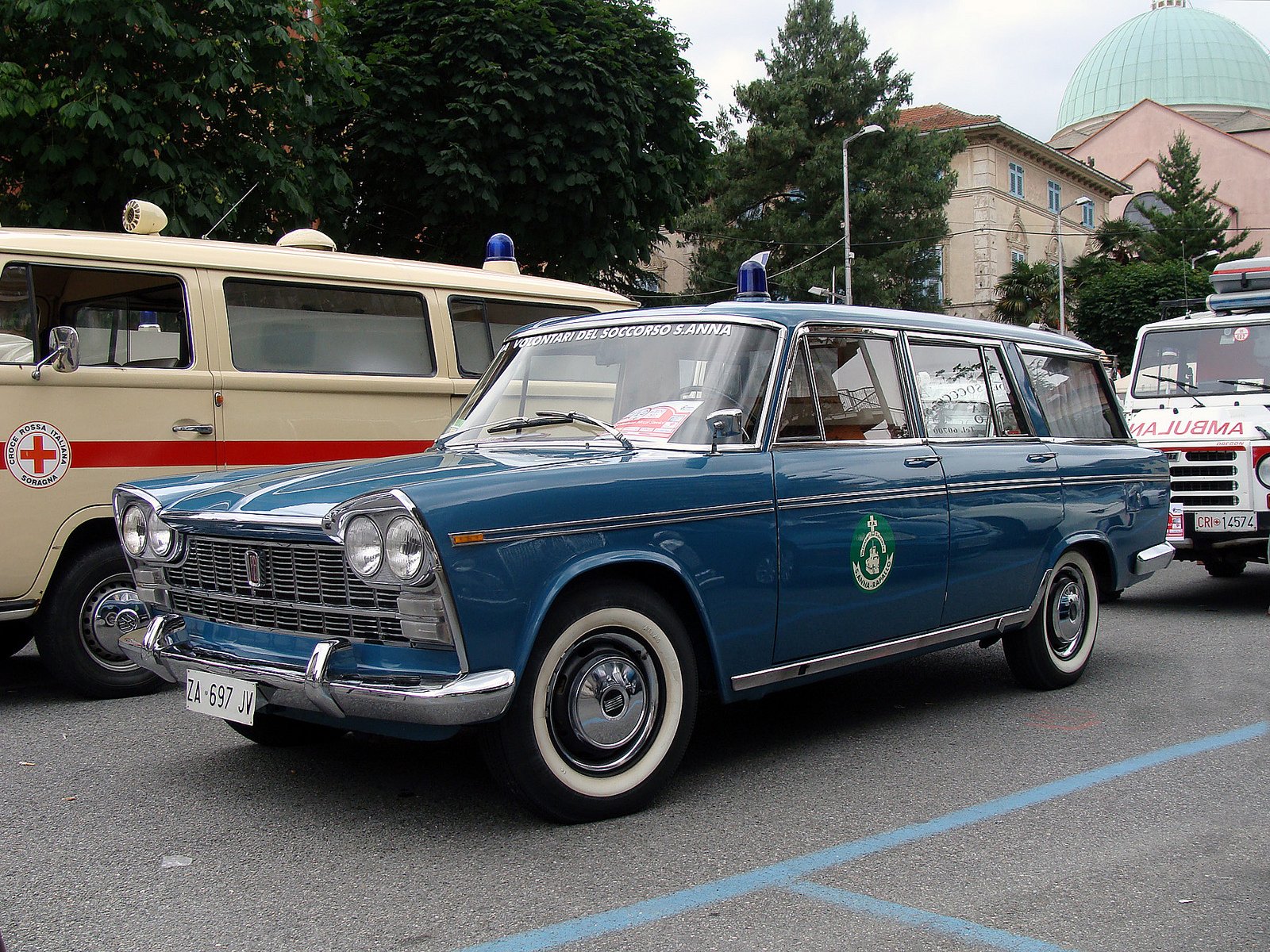 2300, Cars, Classic, Fiat, Italia, Italie, Familiare, Wagon, Ambulance Wallpaper