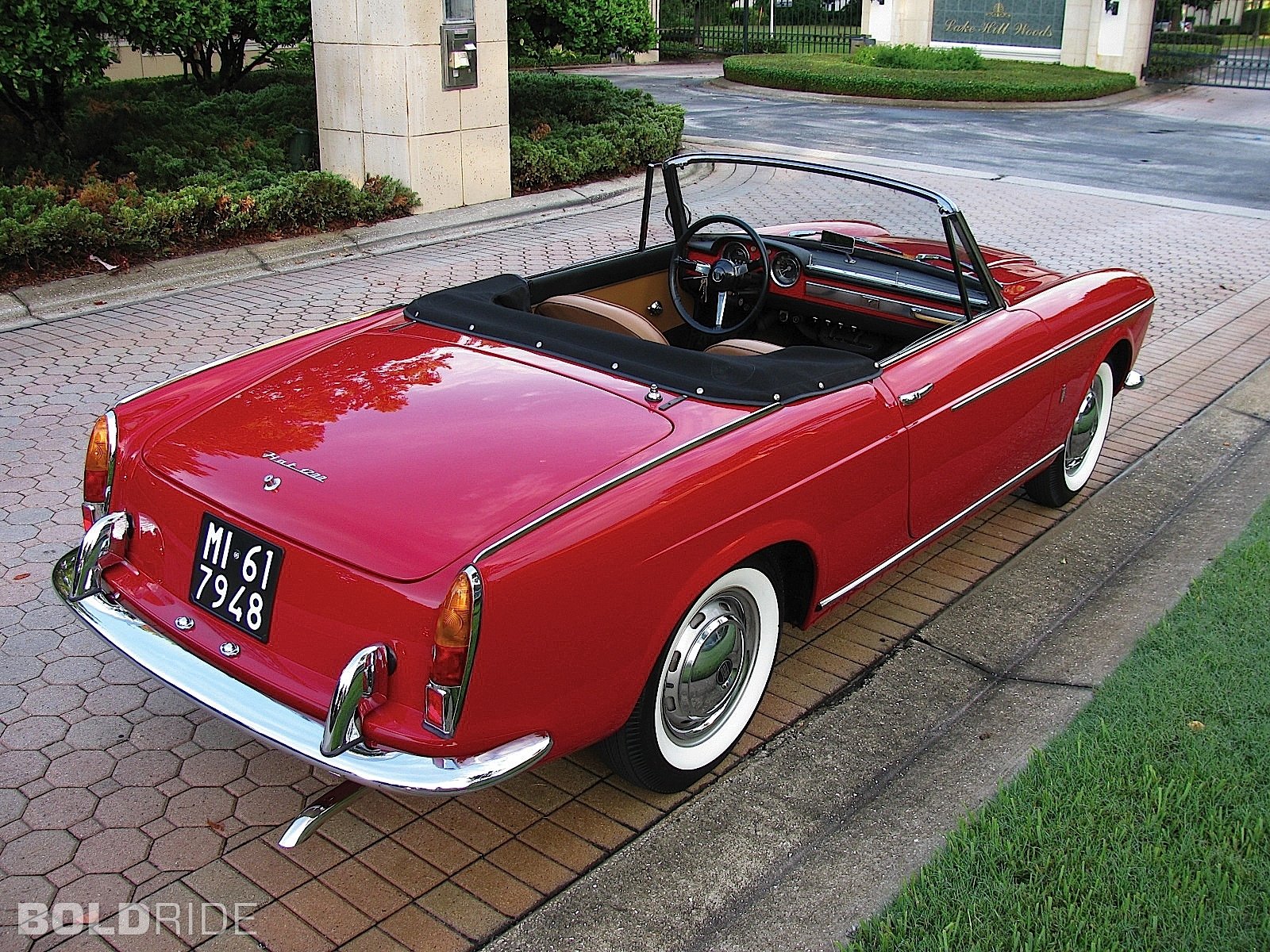 1200, Cars, Classic, Fiat, Italia, Italie, Cabriolet, Convertible Wallpaper