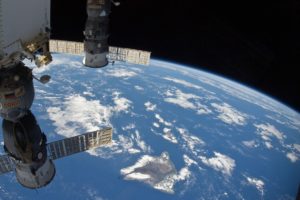 the international space station soyuz