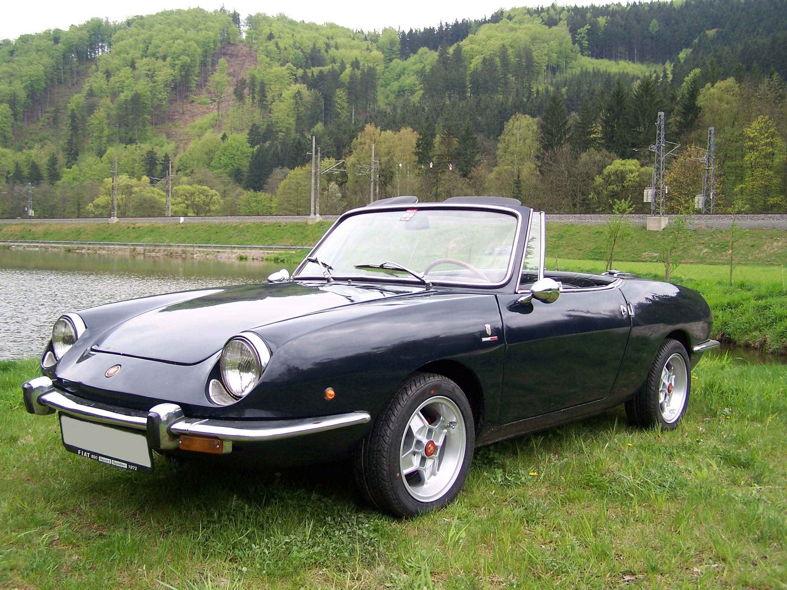 fiat, 850, Sport, Spider, Cars, Cabriolet, Convertible