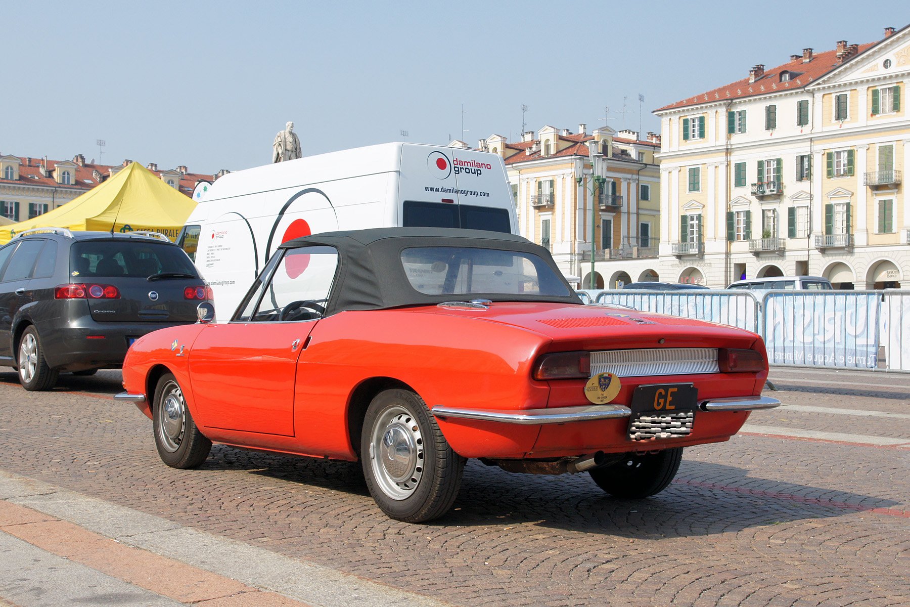 fiat, 850, Sport, Spider, Cars, Cabriolet, Convertible, Classic, Italia Wallpaper