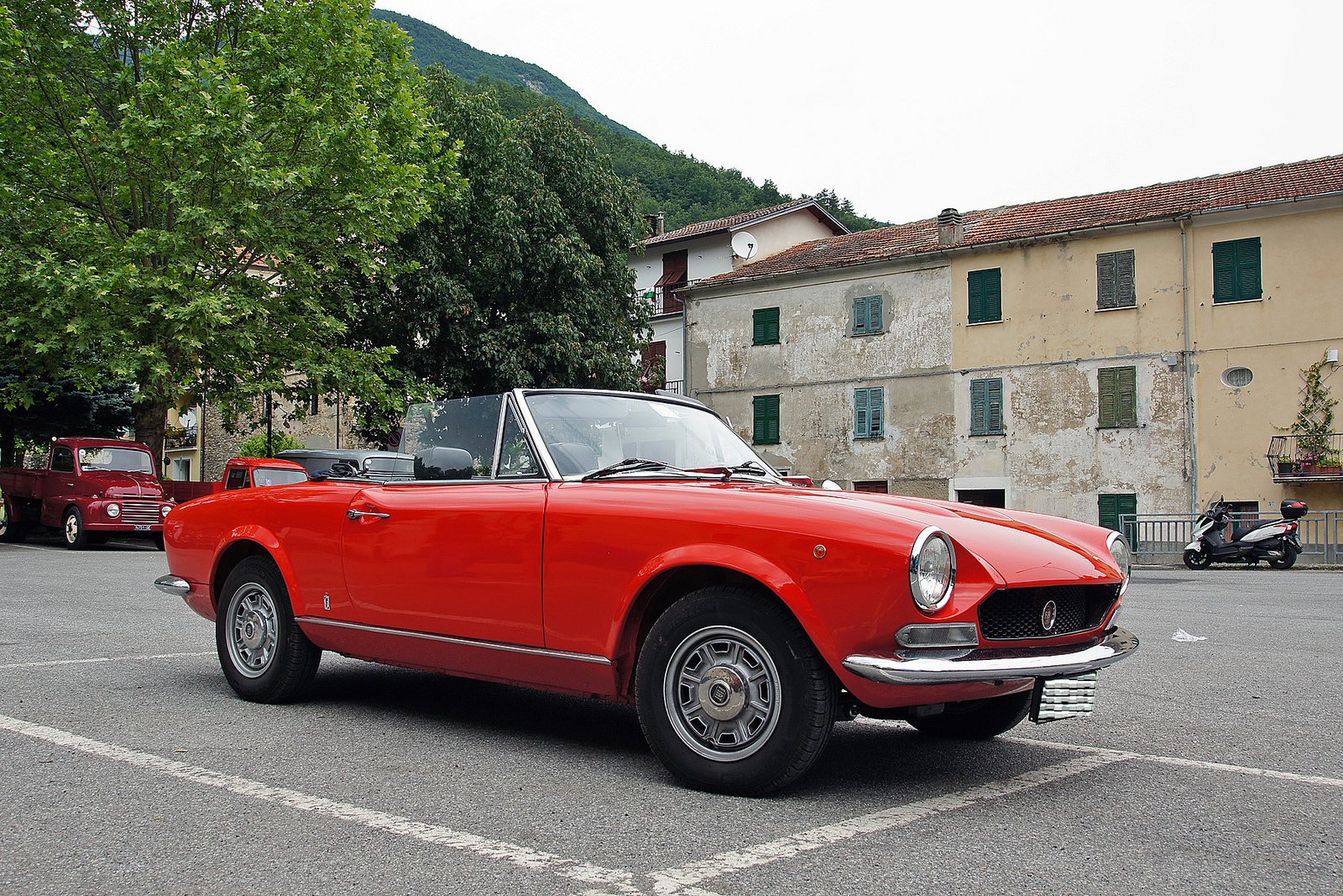 fiat, 124, Sport, Spider, 1600, Classic, Cars, Convertible, Italia Wallpaper
