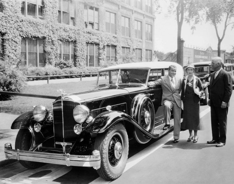 1932, Packard, Twin, Six, Twelve, Individual, Custom, Convertible, Sedan, Dietrich, Retro, Vintage, Luxury HD Wallpaper Desktop Background