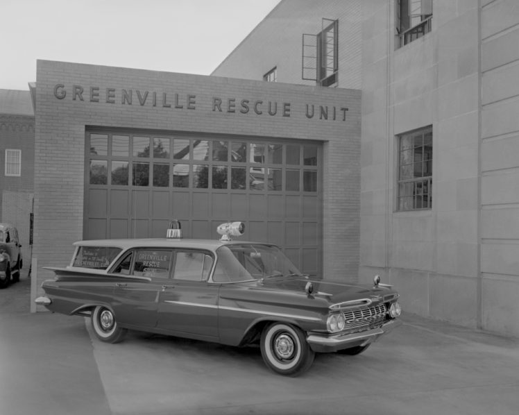 1959, Chevrolet, Biscayne, Brookwood, 4 door, Wagon, Rescue, Stationwagon, Retro, Vintage, Emergency, Ambulance HD Wallpaper Desktop Background