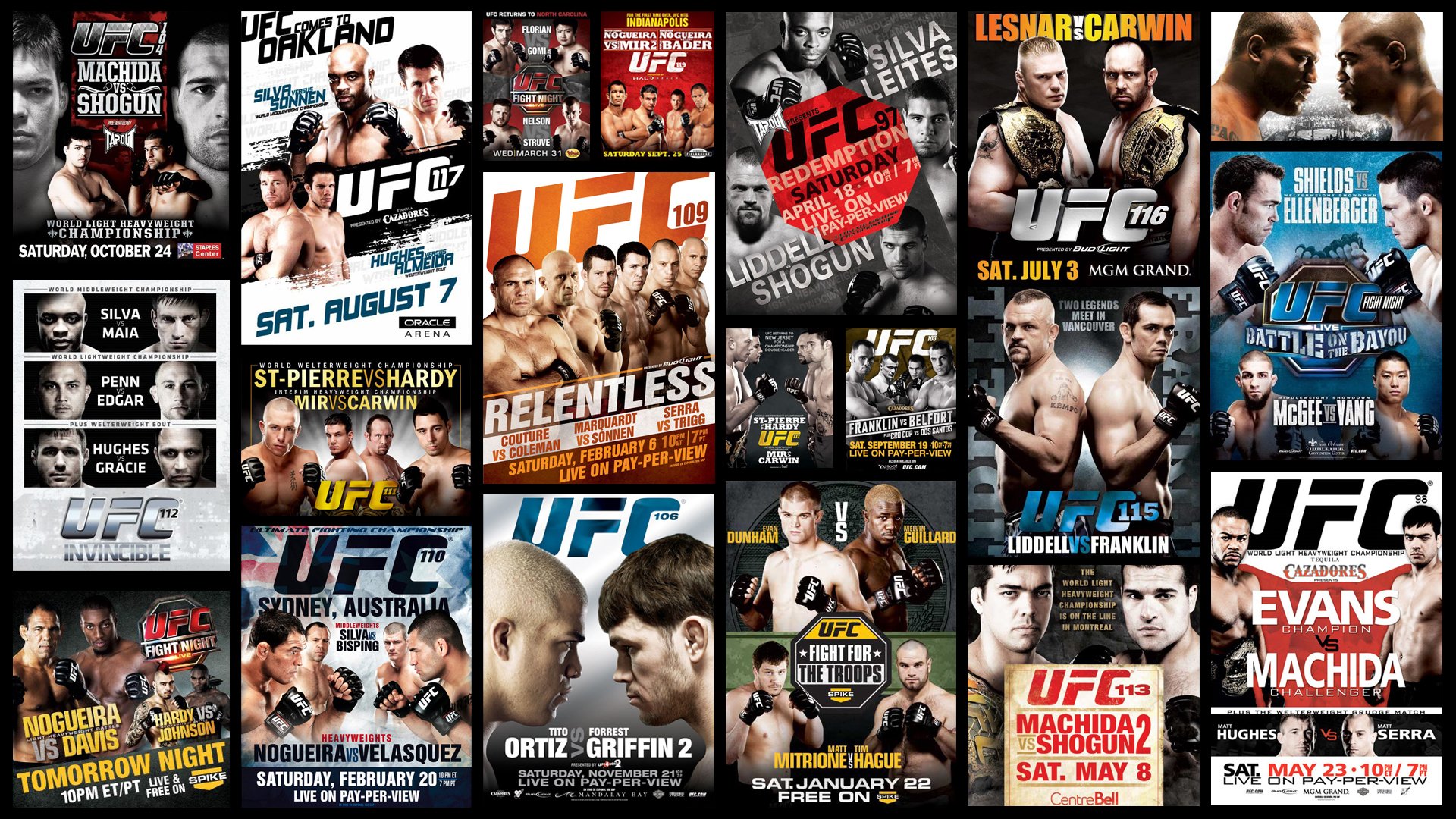 ufc, Mma, Fighting, Martial, Arts, Wrestling, Boxing, Collage, Poster Wallpaper