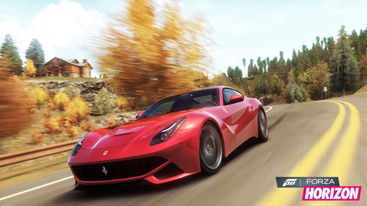 video, Games, Cars, Xbox, 360, Ferrari, F12, Berlinetta, Forza, Horizon HD Wallpaper Desktop Background