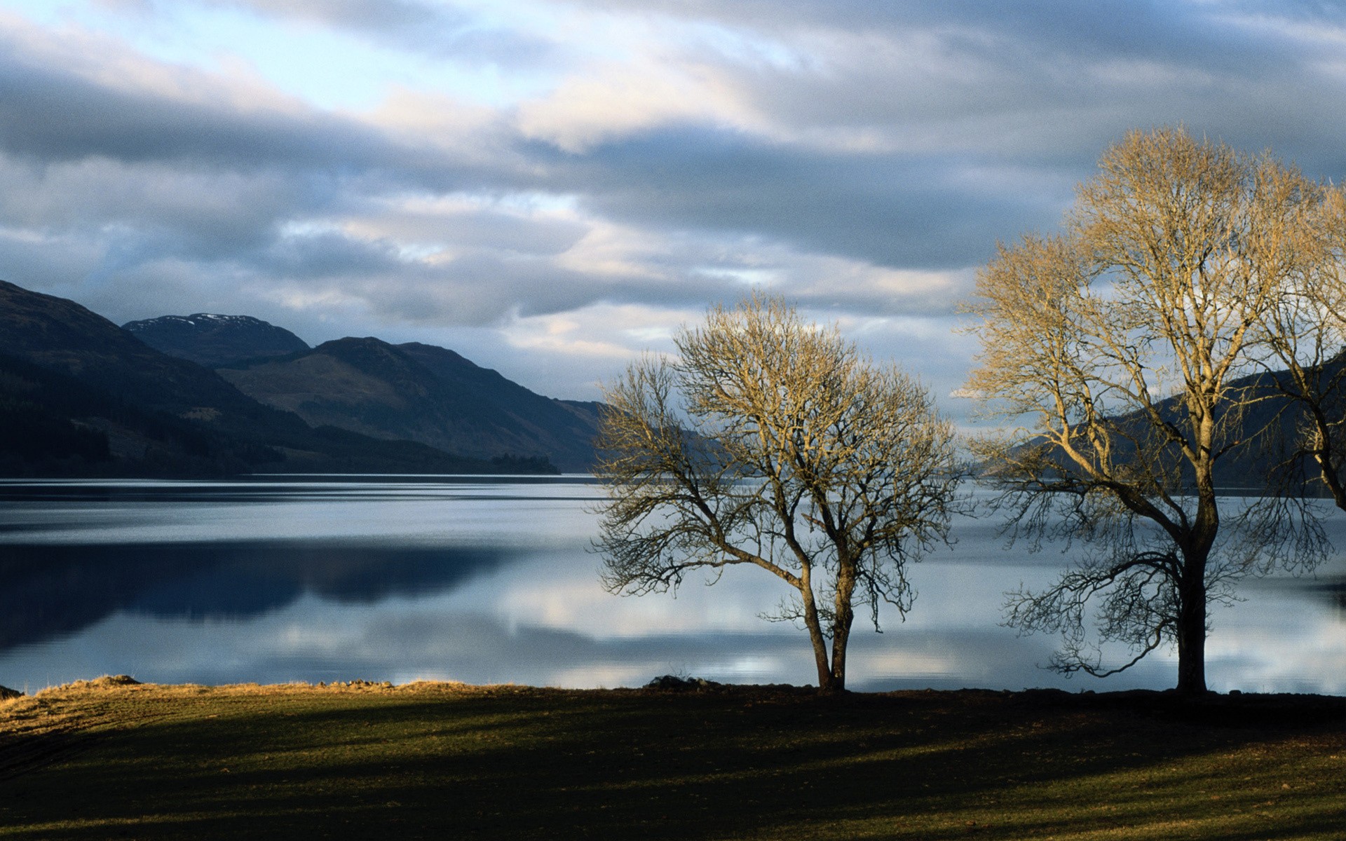 mountains, Landscapes, Trees, Skyscapes Wallpaper