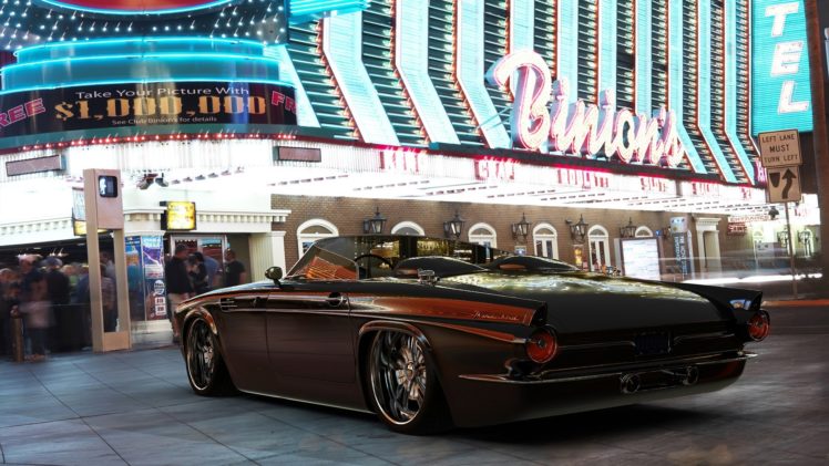 las, Vegas, Tuning, Ford, Thunderbird HD Wallpaper Desktop Background
