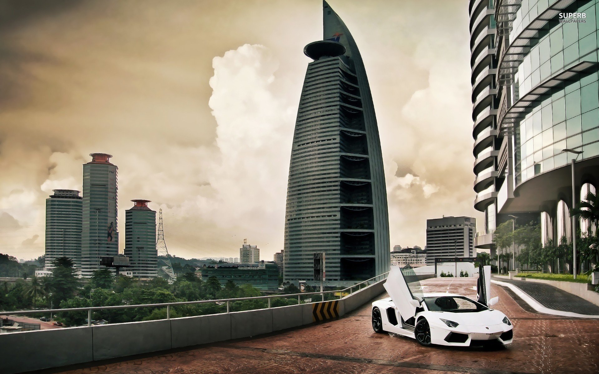 lamborghini aventador in kuala lumpur 25196 1920x1200 Wallpaper