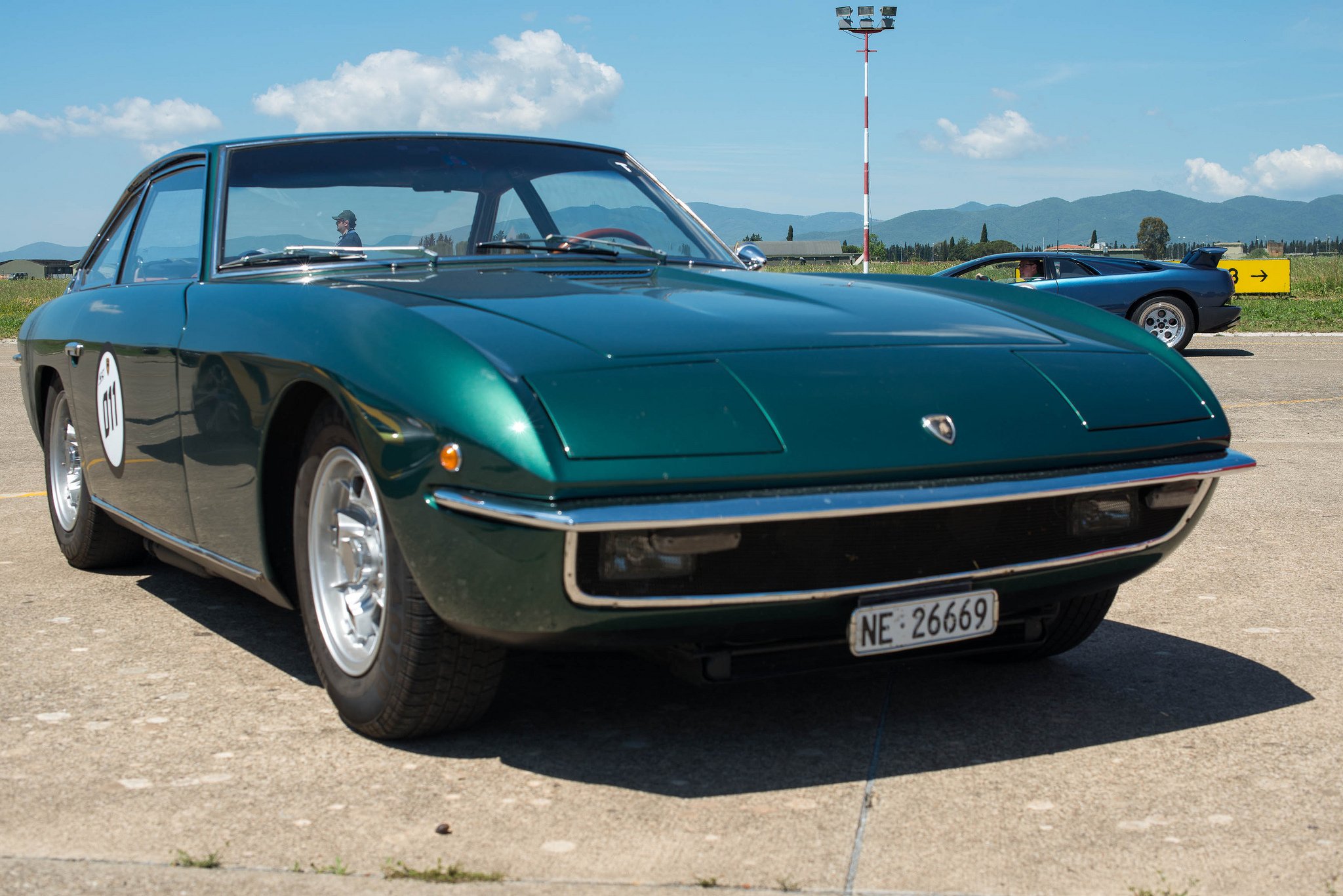 car, Classic, Islero, Italy, Lamborghini, Sportcars, Supercars, Green Wallpaper
