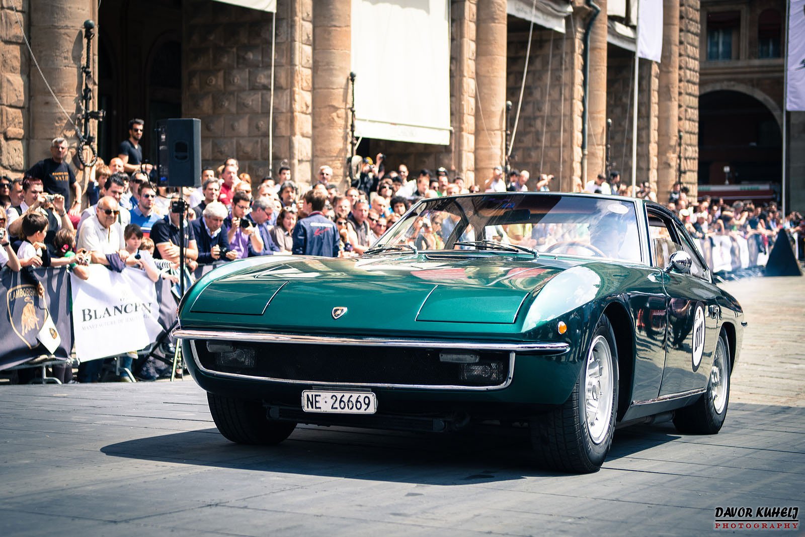 car, Classic, Islero, Italy, Lamborghini, Sportcars, Supercars, Green Wallpaper