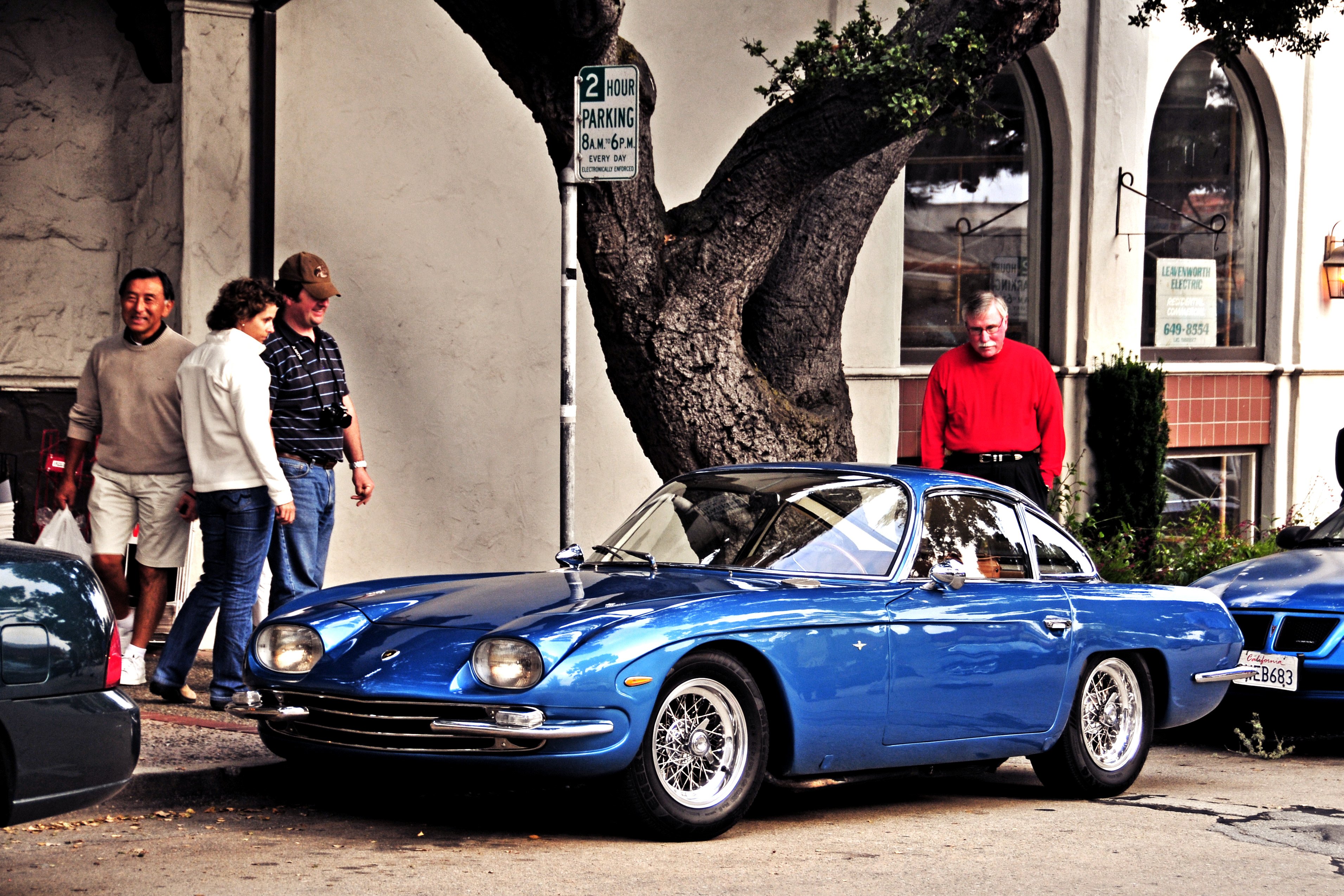 350, Classic, G, T, Lamborghini, Supercar, Supercars, Cars, Italy, Italy, Blue, Bleu Wallpaper