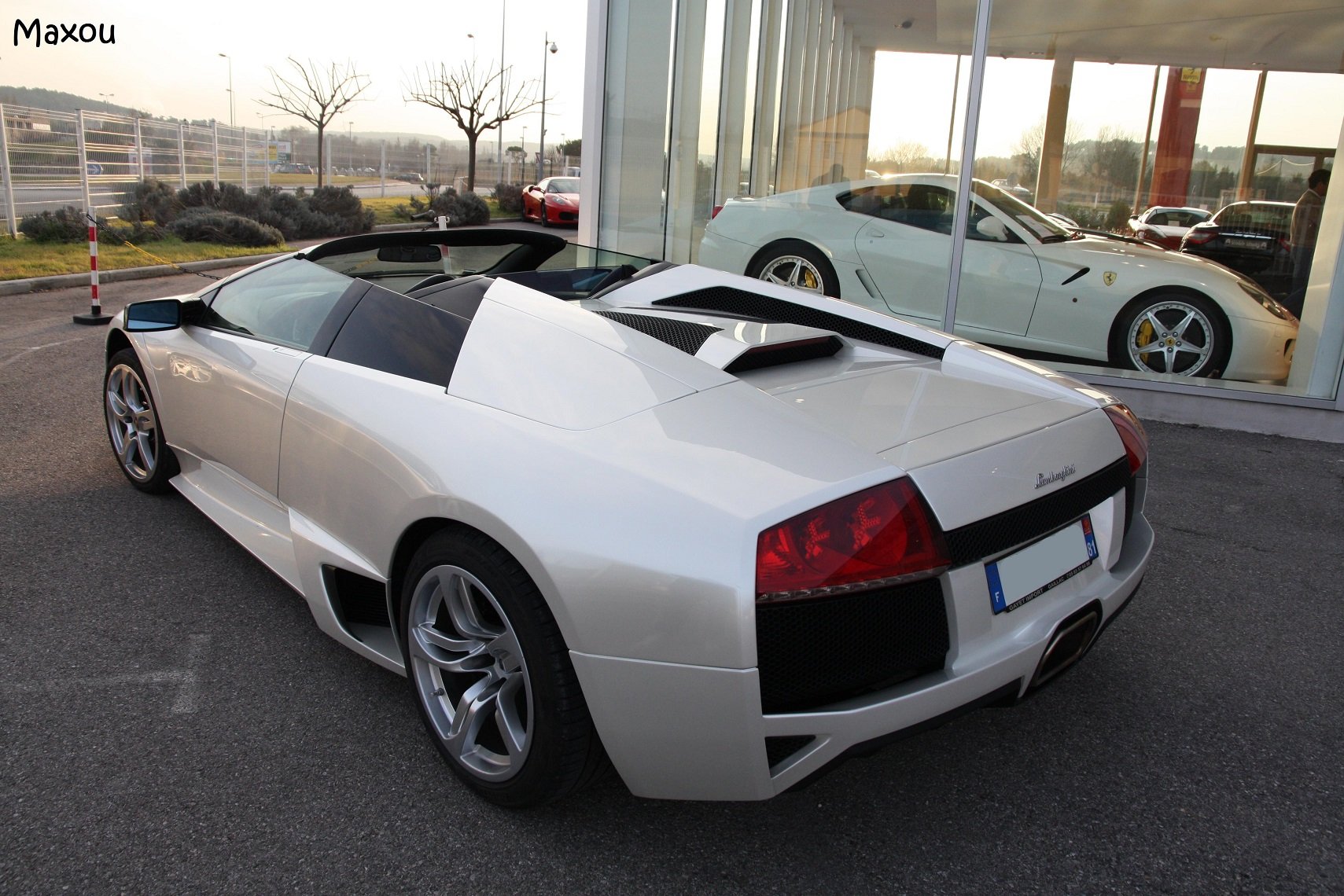lamborghini, Murcielago, Roadster, Cars, Coupe, Supercars, White, Blanc Wallpaper