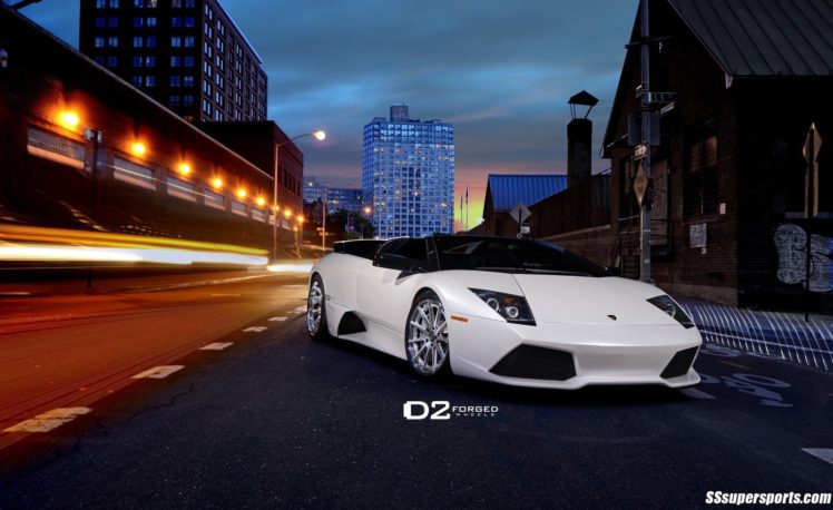 lamborghini, Murcielago, Roadster, Cars, Coupe, Supercars, White, Blanc HD Wallpaper Desktop Background