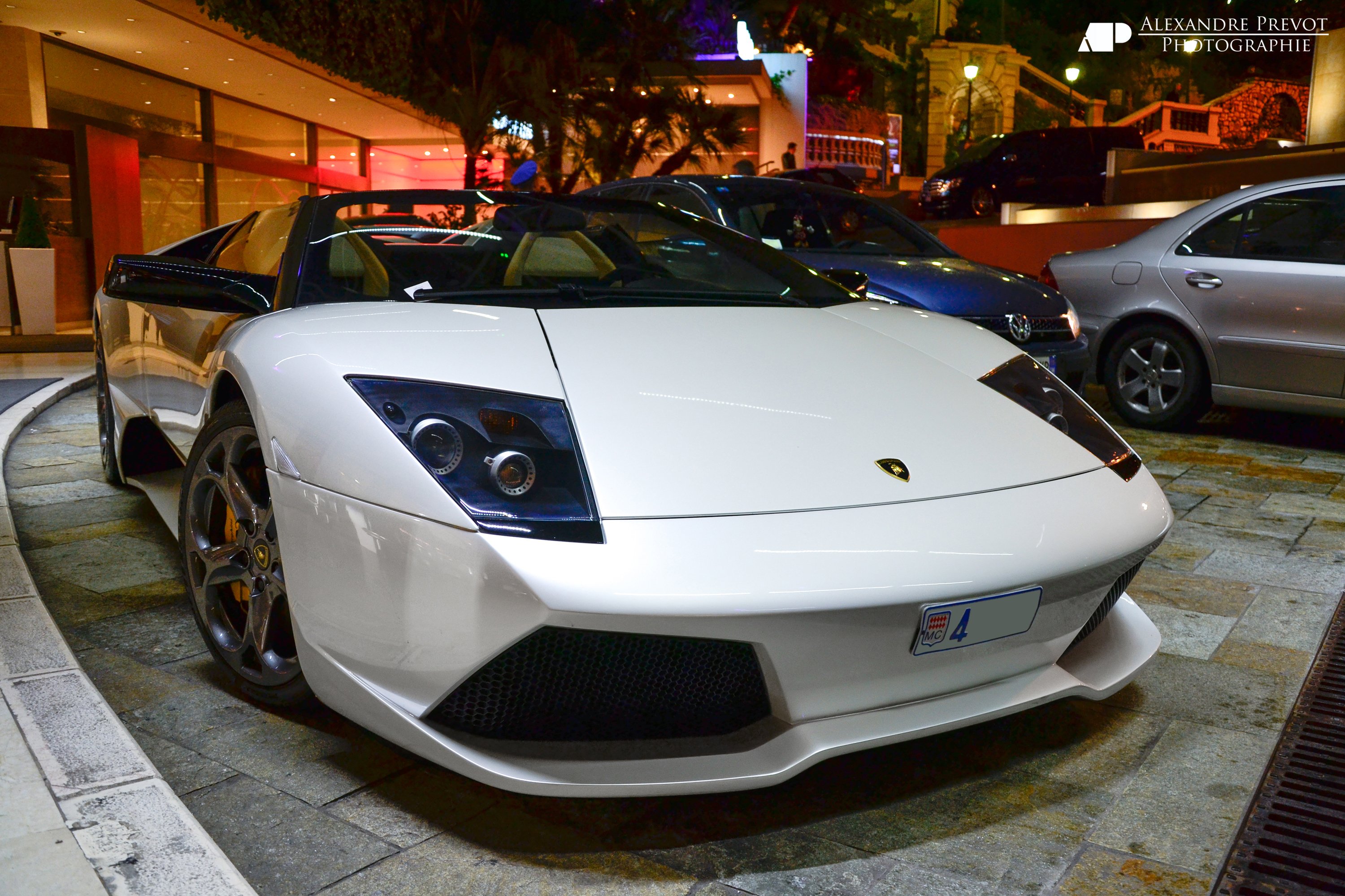 lamborghini, Murcielago, Roadster, Cars, Coupe, Supercars, White, Blanc Wallpaper