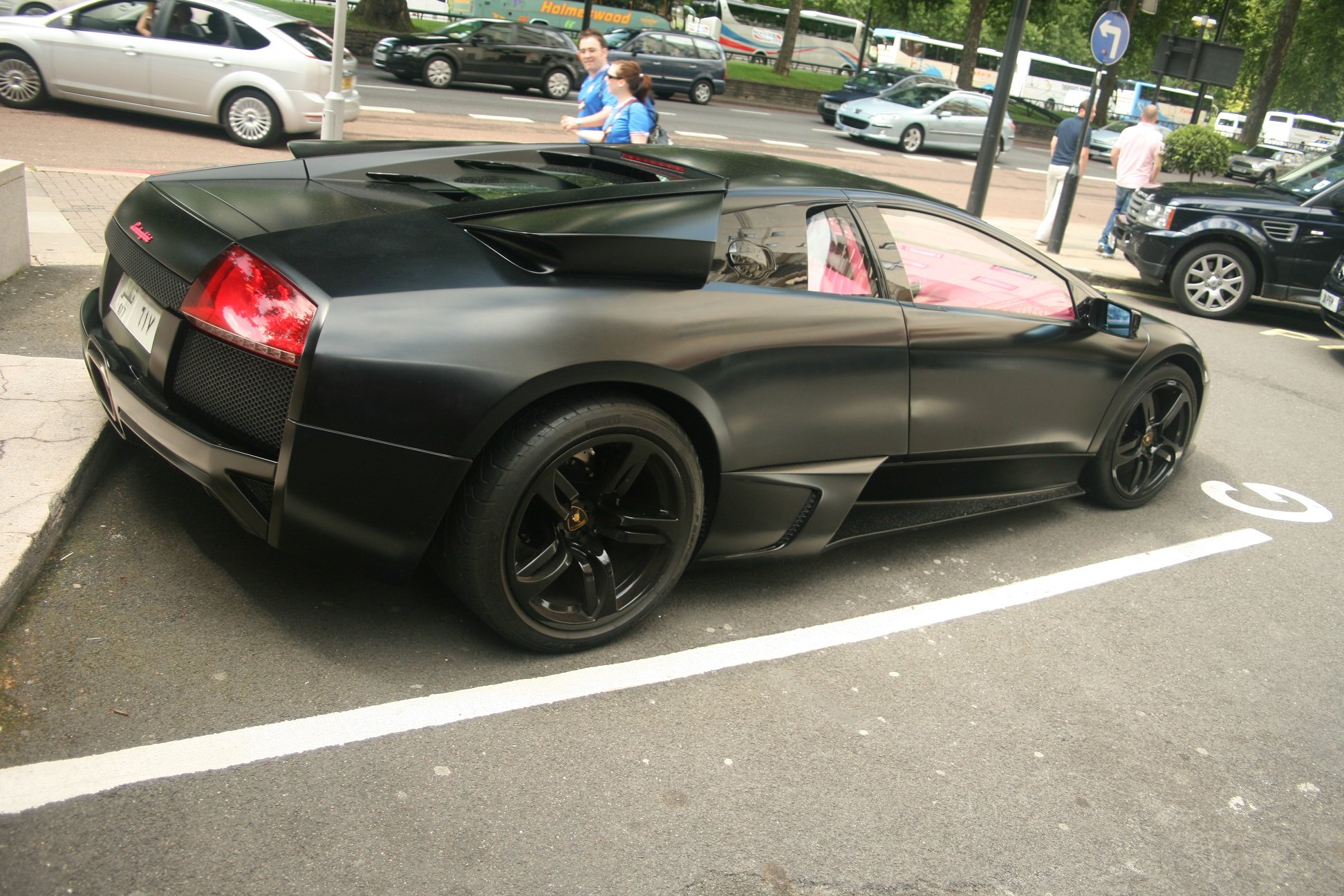 lamborghini, Murcielago, Cars, Coupe, Supercars, Italy, Black Wallpaper