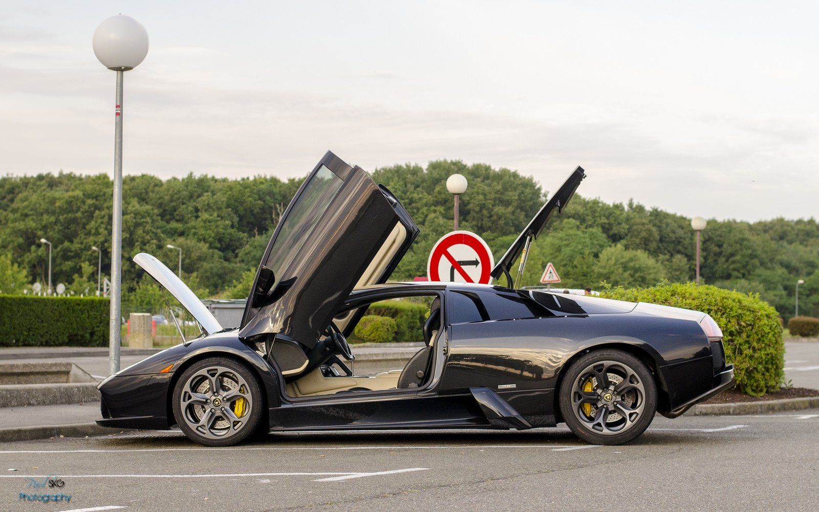 lamborghini, Murcielago, Cars, Coupe, Supercars, Italy, Black Wallpaper