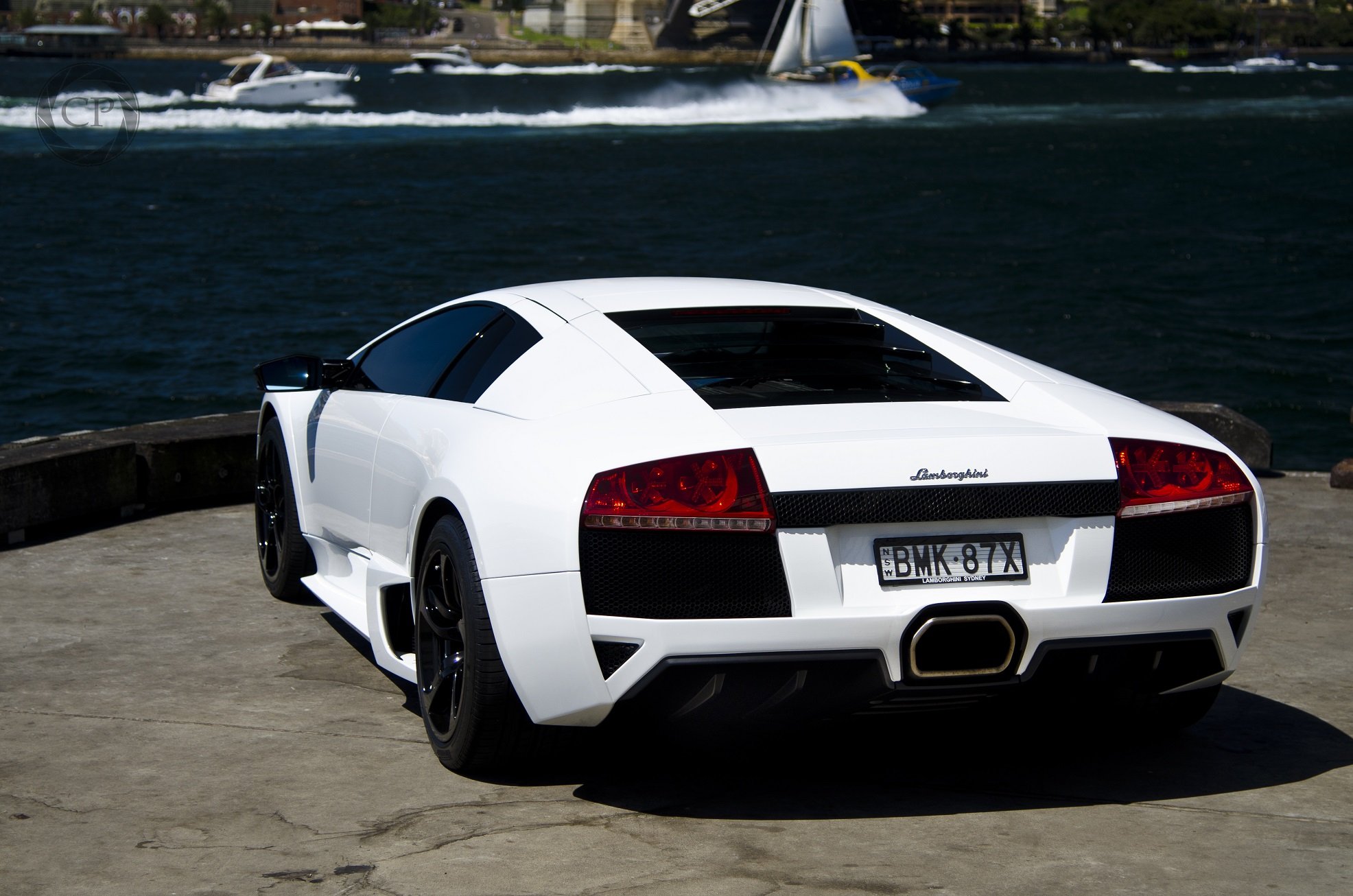 lamborghini, Murcielago, Cars, Coupe, Supercars, Italy, Blanc, White Wallpaper