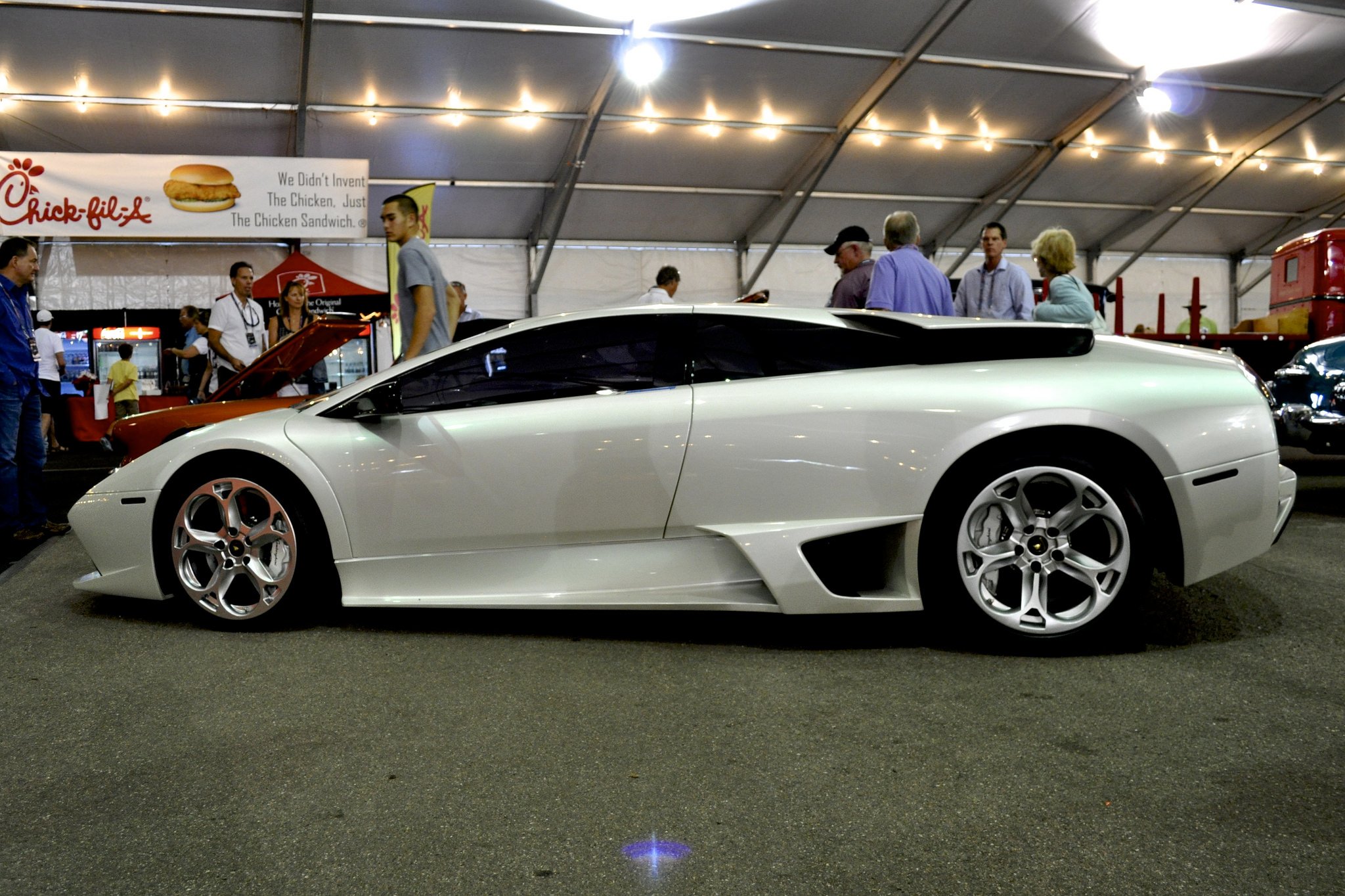 lamborghini, Murcielago, Cars, Coupe, Supercars, Italy, Blanc, White Wallpaper
