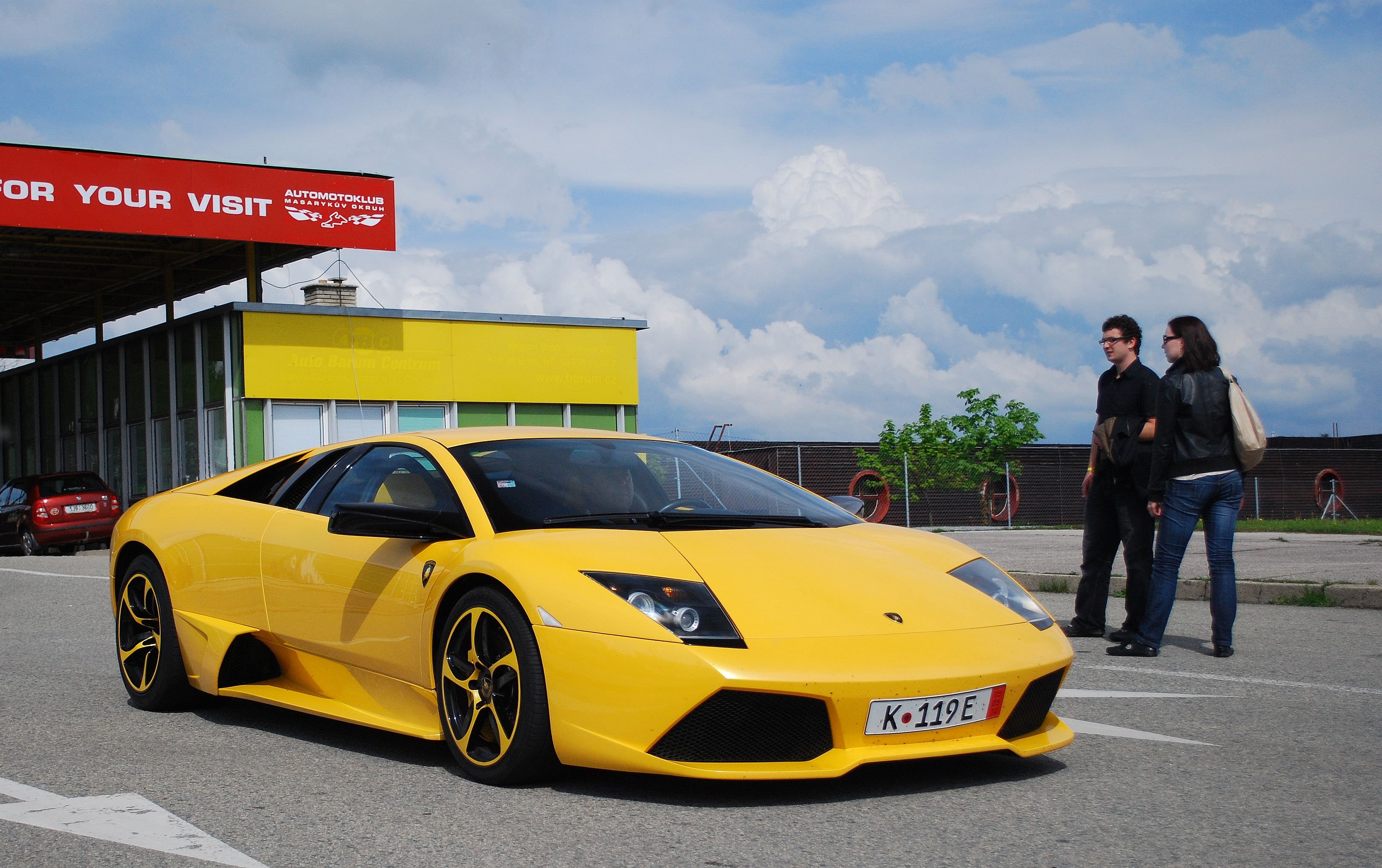 lamborghini, Murcielago, Cars, Coupe, Supercars, Italy, Jaune, Yellow Wallpaper