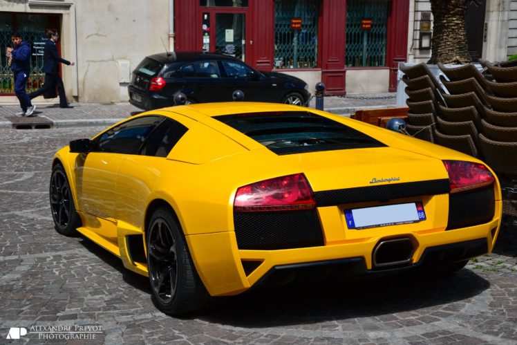 lamborghini, Murcielago, Cars, Coupe, Supercars, Italy, Jaune, Yellow HD Wallpaper Desktop Background
