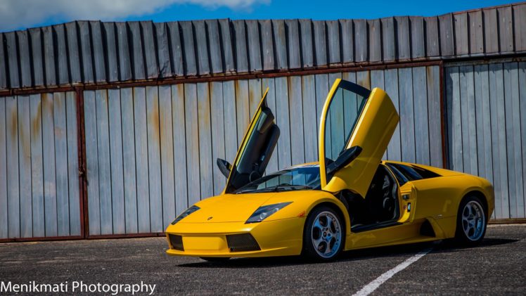 lamborghini, Murcielago, Cars, Coupe, Supercars, Italy, Jaune, Yellow HD Wallpaper Desktop Background