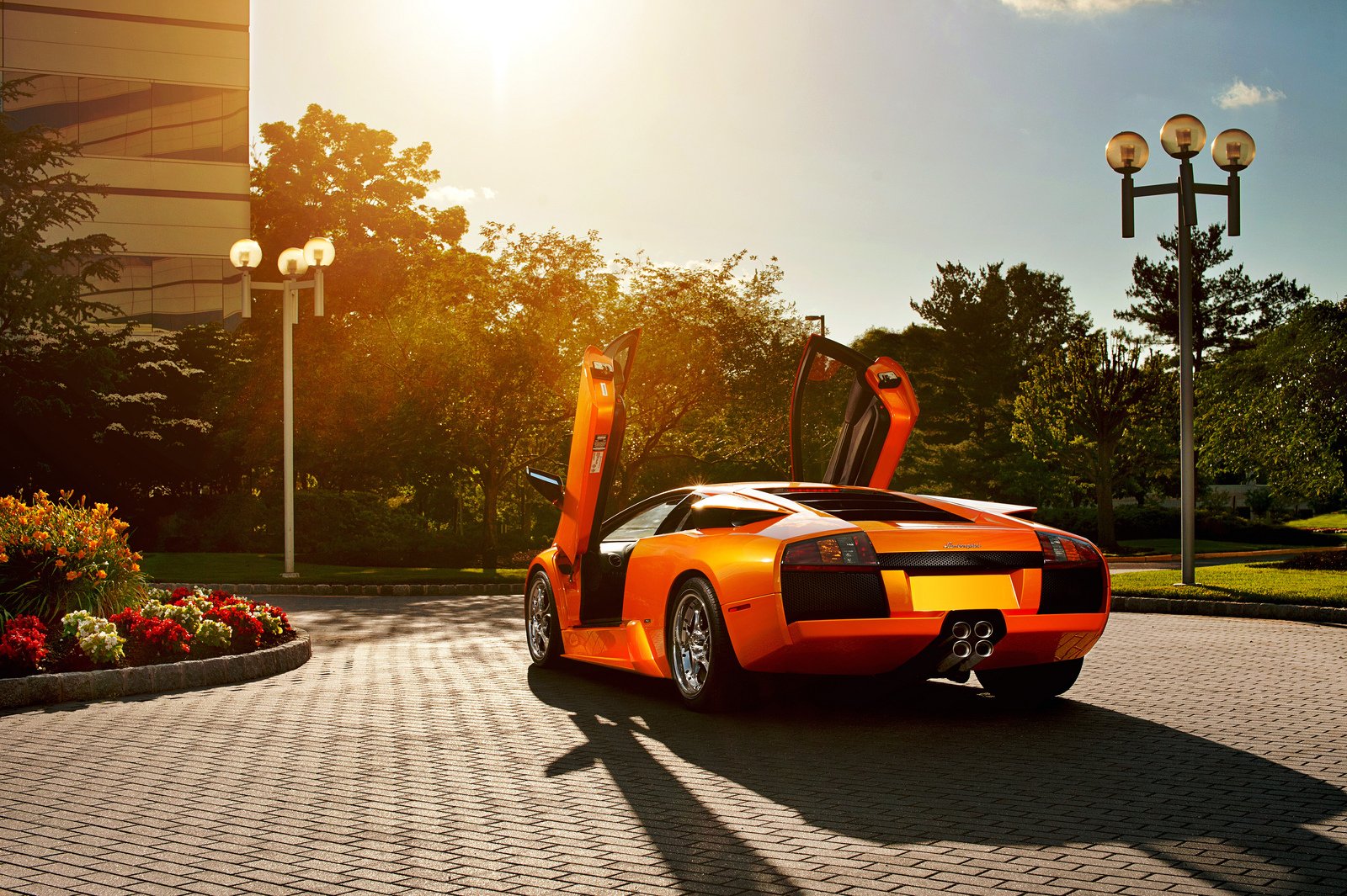 lamborghini, Murcielago, Cars, Coupe, Supercars, Italy, Orange Wallpaper