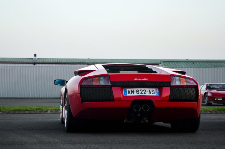 lamborghini, Murcielago, Cars, Coupe, Supercars, Italy, Rouge, Red HD Wallpaper Desktop Background