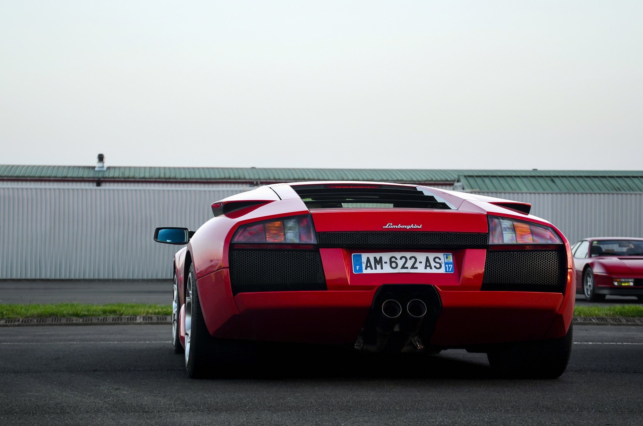 lamborghini, Murcielago, Cars, Coupe, Supercars, Italy, Rouge, Red Wallpaper